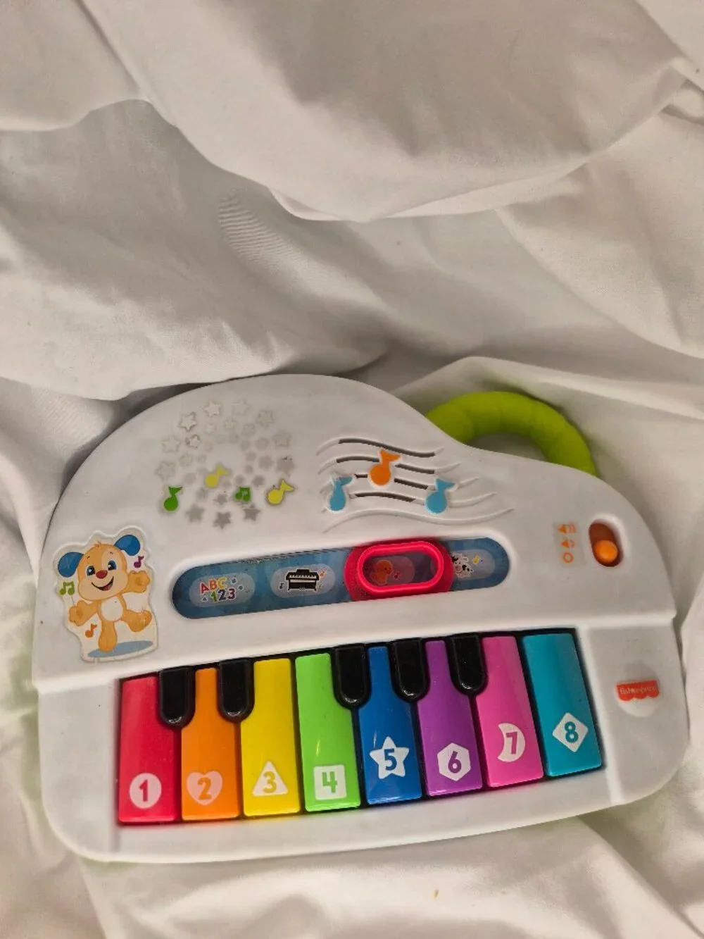 Fisher-Price Laugh & Learn Puppy’s Piano - Interactive Musical Learning Toy